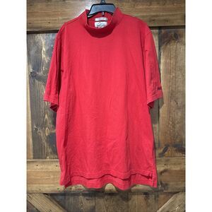 Coca-Cola Red Mock Neck T-shirt Red Sz.‎ 2XL